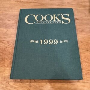 Cooks Illustrated 1999 Annual Bound Edition Hardcover Cookbook Green Gold Logo